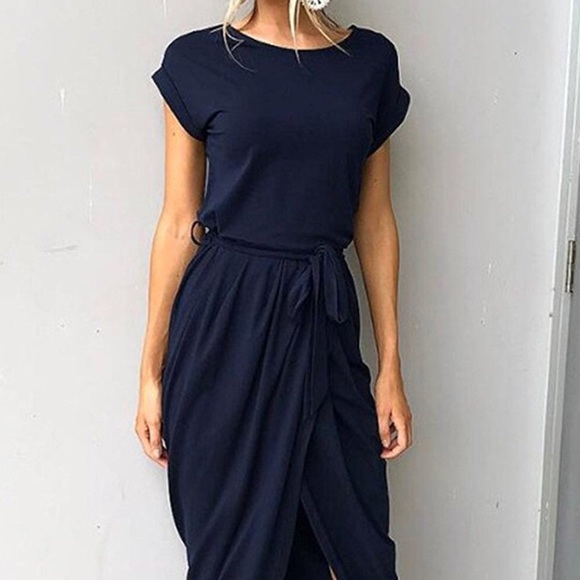 ✨HP✨ ✦ NWT Casual Beach Wrap Maxi Dress✦ - Picture 5 of 6